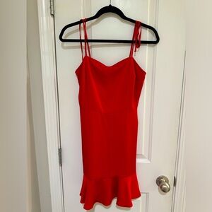 Express red dress
